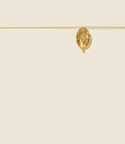 collier souad citrine - pascale monvoisin - hesmé