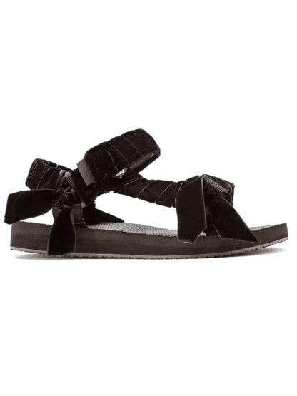 sandales trekky velvet black - arizona love - hesmé