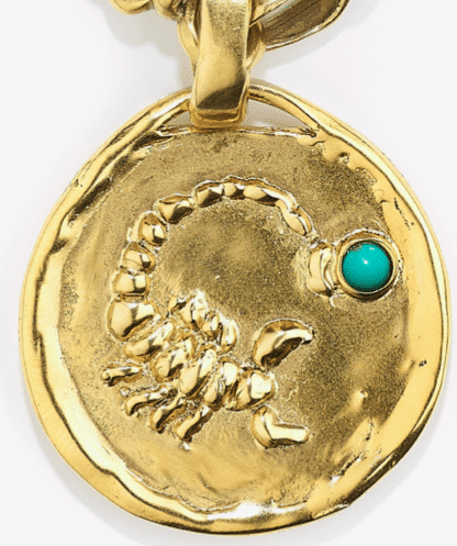 collier talisman scorpion- goossens-hesmé
