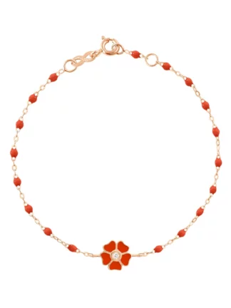 bracelet, gigi clozeau, hesme, fleur, diamant