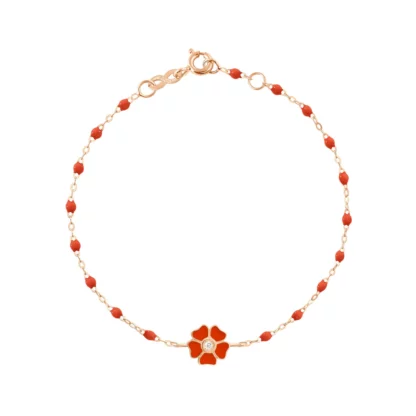 bracelet, gigi clozeau, hesme, fleur, diamant
