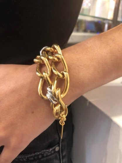 volta bracelet grand modèle gold - perrine taverniti - hesmé