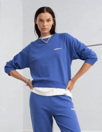 organic sweatshirt surf blue - ragdoll la - hesme