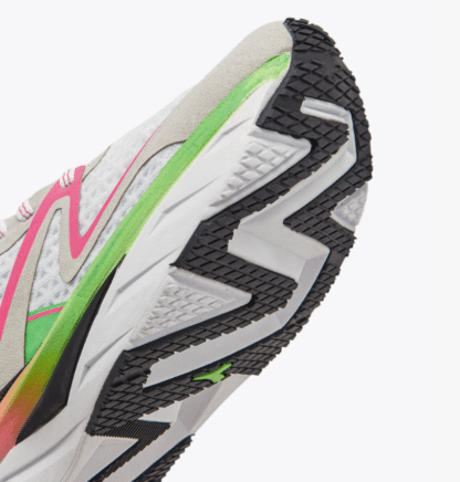 running atomo v7000 w blanc rose et vert - diadora - hesme