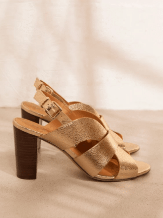 sandales n°55 gold - rivecour - hesmé