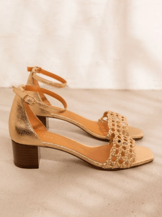 sandales n°890 gold - rivecour - hesmé