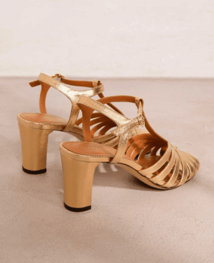 Sandales n°24 Gold - rivecour - hesmé