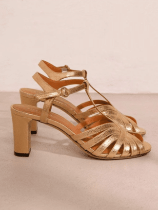 Sandales n°24 Gold - rivecour - hesmé