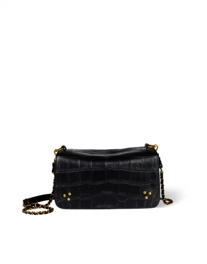 Bobi M Imprime Croco Noir - Jérome Dreyfuss - Hesmé