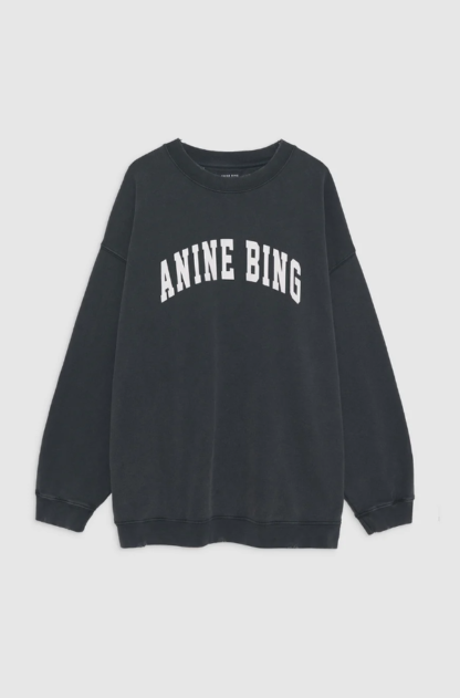 Sweatshirt Tyler Noir Delave - anine bing - hesmé
