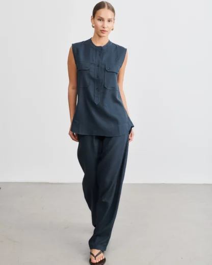 Chemise LENNY Gaze Marine – Image 2