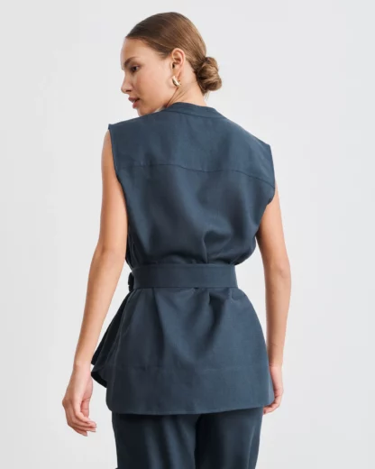 Chemise LENNY Gaze Marine – Image 4