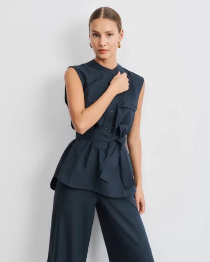 Chemise LENNY Gaze Marine – Image 5