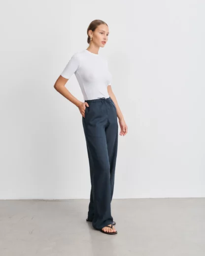 sessei, pantalon, gaze marine, lou, hesme