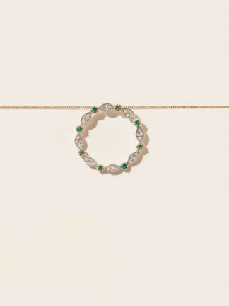 ava n°2 collier, emeraude, pascale monvoisin, hesmé