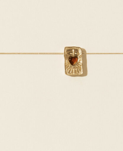 Collier L'amour Grenat