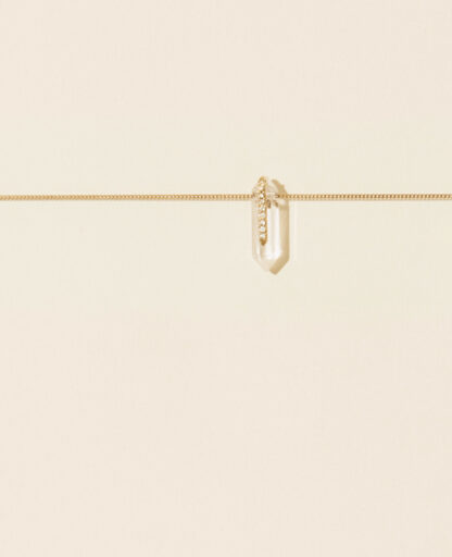 collier, moon n°1, cristal, pascale monvoisin, hesme