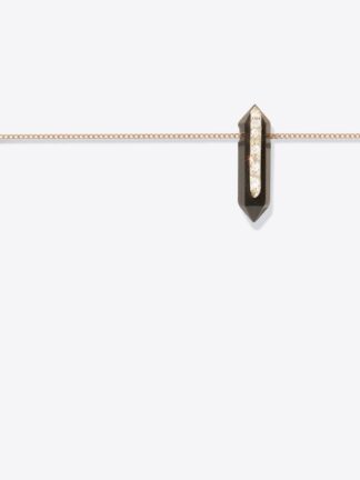 collier, moon n°1, onyx, noir, pascale monvoisin, hesme