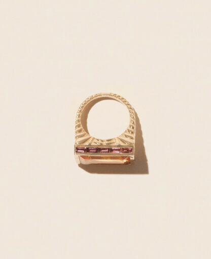 Chevalière POPPY CITRINE – Image 4