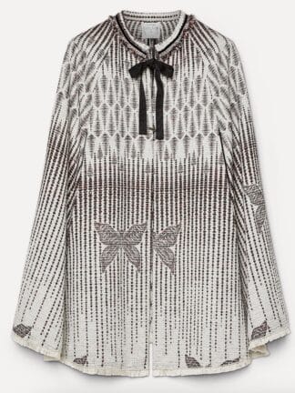 veste, forte forte, hesme, jacquard, cape