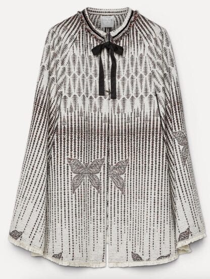 veste, forte forte, hesme, jacquard, cape