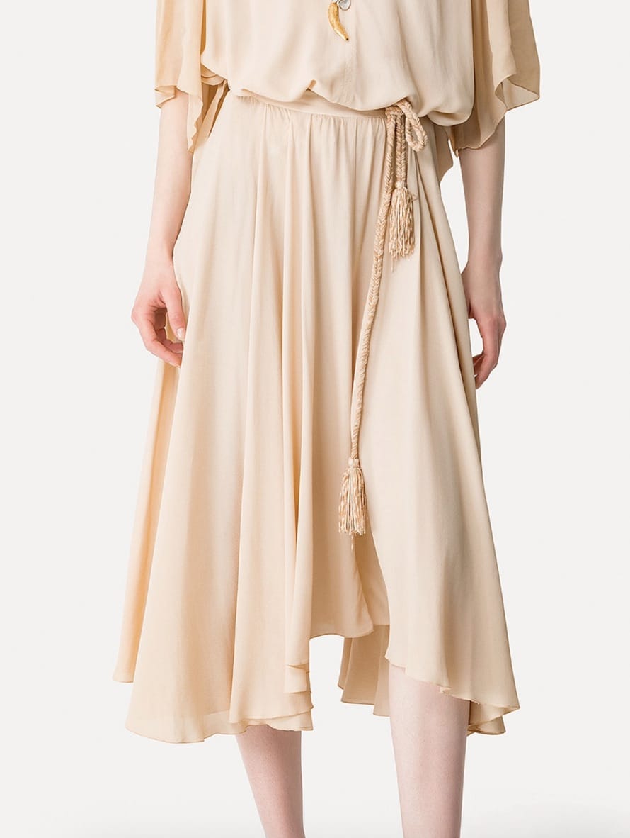 jupe, midi, forte forte, viscose, hesme, juta