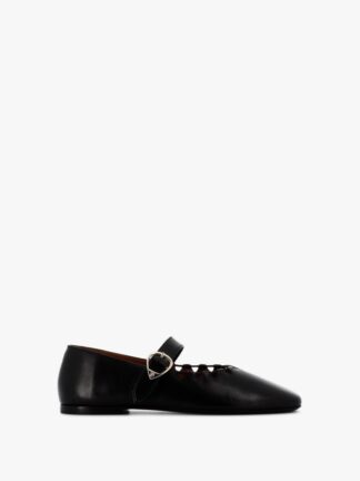 ballerines, socque, hesme, noir, Ginger, tendance